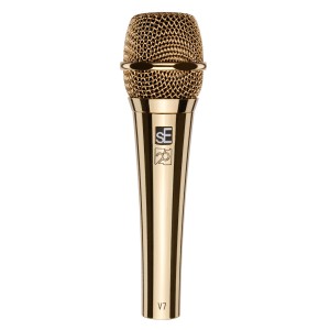 sE Electronics V7 25th Anniversary Dynamic Microphone - Gold Plated